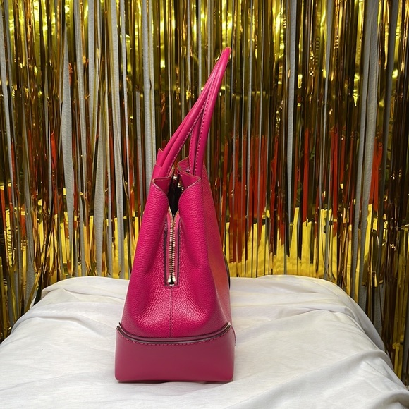 Michael Kors Mercer Corner Kors Studios Satchels Ultra Pink Medium Leather Bag - Picture 4 of 9